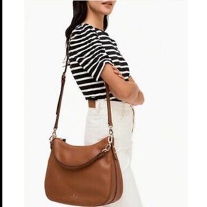 Kate Spade Brown Leather Mulberry hobo bag
